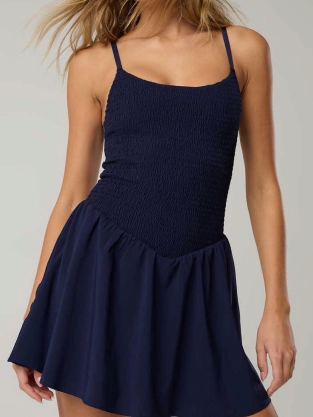 Offline by Aerie Real Me Smocked Flowy Dress